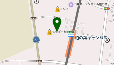 カルディコーヒーファームららぽーと柏の葉店の地図画像