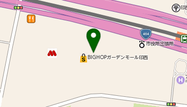 カルディコーヒーファーム印西牧の原店の地図画像