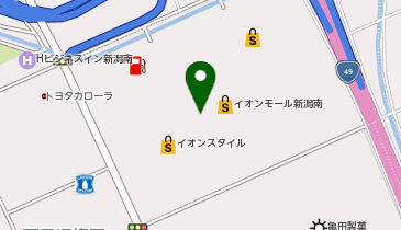 カルディコーヒーファームイオンモール新潟亀田インター店の地図画像