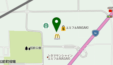 カルディコーヒーファーム松前店の地図画像