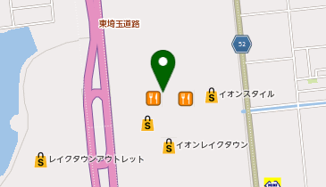 カルディコーヒーファームイオンレイクタウン店の地図画像