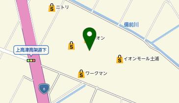 カルディコーヒーファームイオンモール土浦店の地図画像