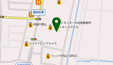 カルディコーヒーファーム佐野新都市店の地図画像