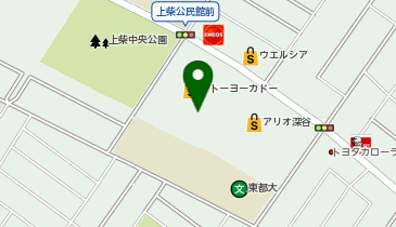 カルディコーヒーファーム深谷店の地図画像
