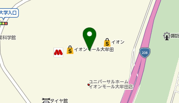 カルディコーヒーファームイオンモール大牟田店の地図画像