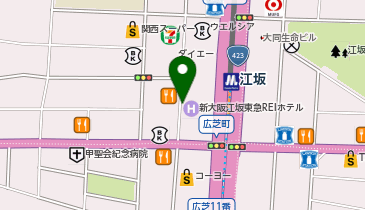 カルディコーヒーファーム江坂店の地図画像