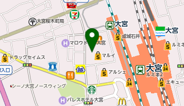 カルディコーヒーファーム大宮マルイ店の地図画像