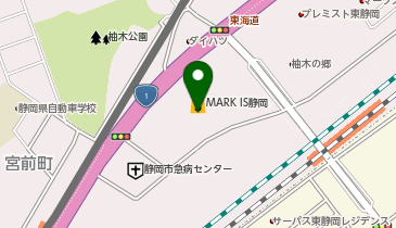 カルディコーヒーファームマークイズ静岡店の地図画像