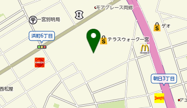 カルディコーヒーファームテラスウォーク一宮店の地図画像