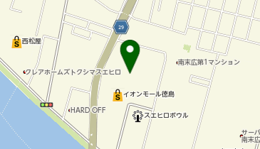 カルディコーヒーファームイオンモール徳島店の地図画像