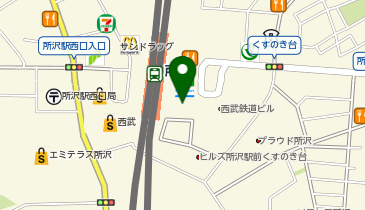 カルディコーヒーファームグランエミオ所沢店の地図画像