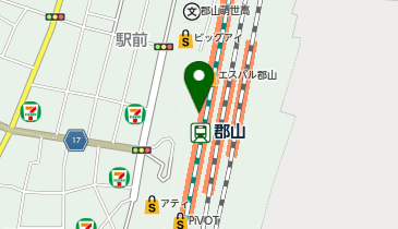 カルディコーヒーファームエスパル郡山店の地図画像