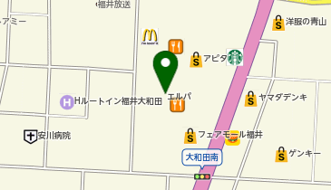カルディコーヒーファーム福井エルパ店の地図画像