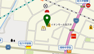 カルディコーヒーファームイオンモール佐久平店の地図画像