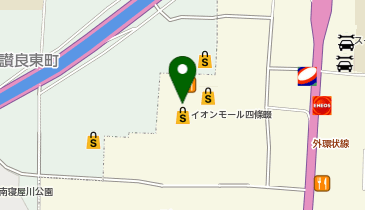 カルディコーヒーファームイオンモール四條畷店の地図画像