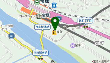 カルディコーヒーファーム宝塚阪急店の地図画像