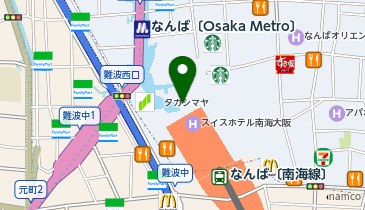 カルディコーヒーファームなんばCITY店の地図画像