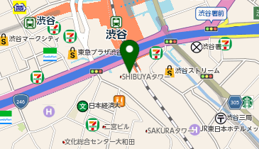 カルディコーヒーファーム渋谷サクラステージ店の地図画像