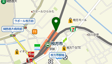 カルディコーヒーファーム枚方モール店の地図画像