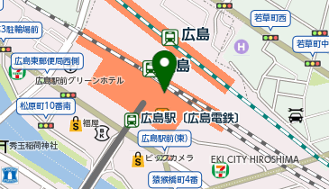 カルディコーヒーファームミナモア広島店の地図画像