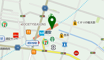 カルディコーヒーファームM&rsquo;av浦安店の地図画像