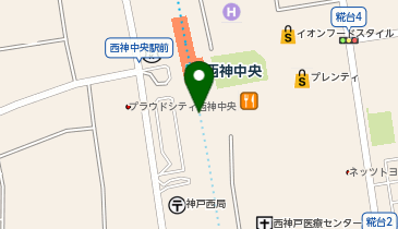 カルディコーヒーファームエキソアレ西神中央店の地図画像