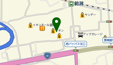 カルディコーヒーファームイオンモール盛岡店の地図画像