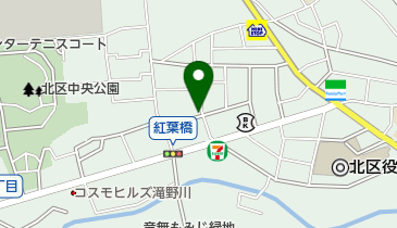 公文式王子本町公園教室の地図画像