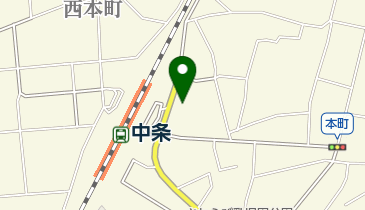 公文式中条駅前教室の地図画像