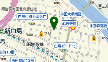 公文式白島中町教室の地図画像