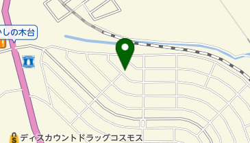 公文式かしの木台教室の地図画像