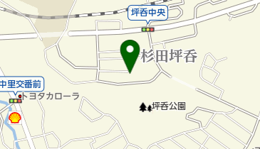 公文式坪呑教室の地図画像