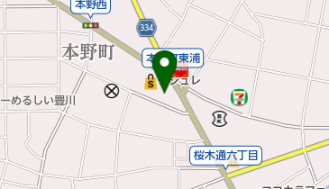 公文式三蔵子教室の地図画像