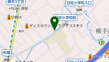 公文式曰佐教室の地図画像