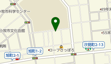 公文式苫小牧旭町教室の地図画像