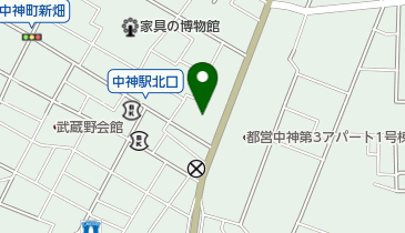 公文式中神町教室の地図画像
