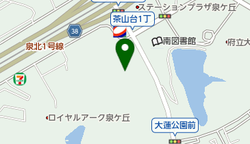 公文式若松台北教室の地図画像