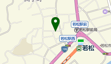 公文式若松白山教室の地図画像