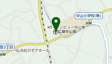 公文式中山教室の地図画像