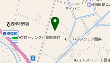 公文式西条大坪教室の地図画像