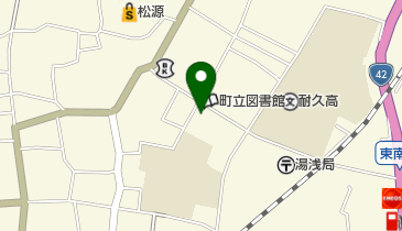 公文式湯浅東南道教室の地図画像