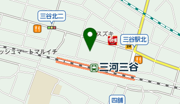 公文式三谷北教室の地図画像