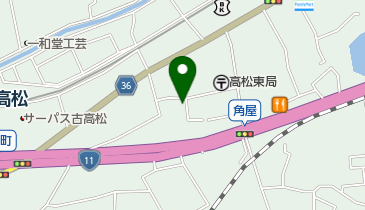 公文式高松角屋教室の地図画像