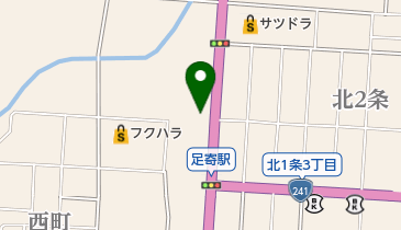 公文式足寄教室の地図画像