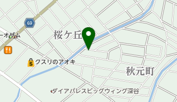 公文式秋元町教室の地図画像