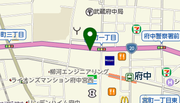 公文式府中駅前教室の地図画像