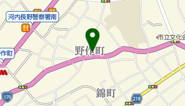 公文式河内長野西代教室の地図画像