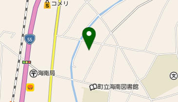 公文式海南教室の地図画像