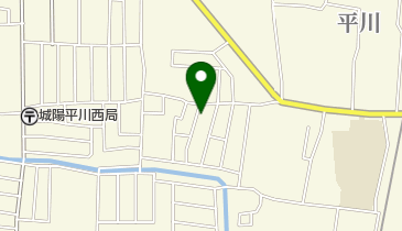 公文式城陽平川東教室の地図画像