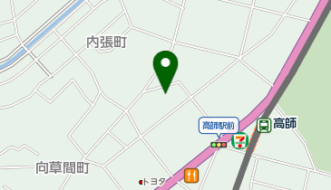 公文式向草間教室の地図画像